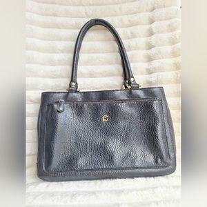 3for$15 - GUC Vintage Cornell Vegan Leather Purse - Navy